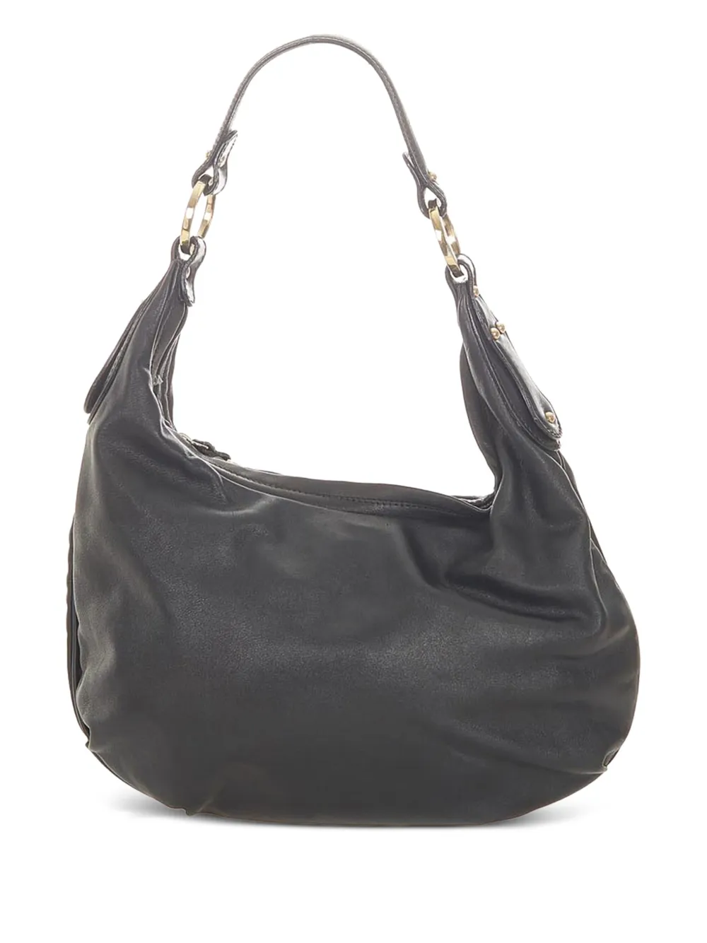 Fendi Pre-Owned Pre-Owned Fendi Leather hobo bag – Black