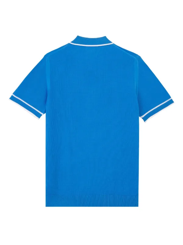 Vilebrequin logo-embroidered Polo Shirt | Blue | FARFETCH JO