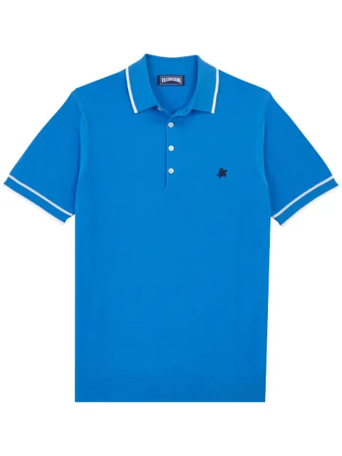 Vilebrequin playera tipo polo con logo bordado