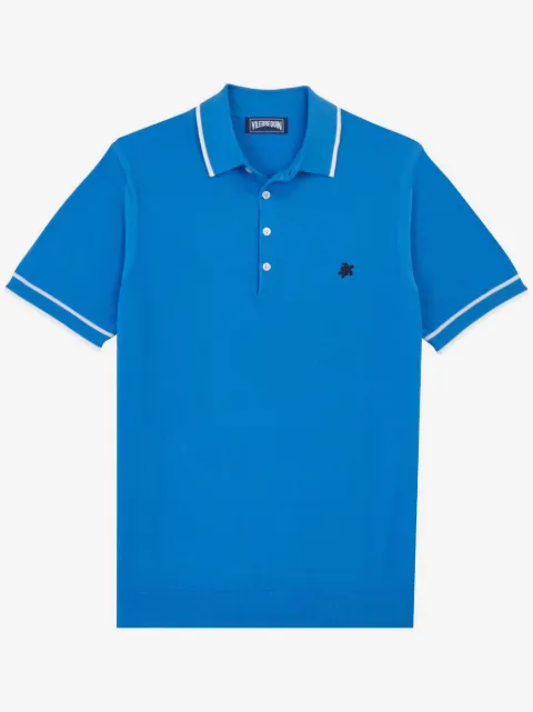 Vilebrequin playera tipo polo con logo bordado