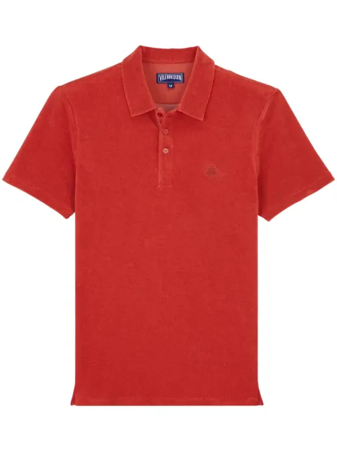 Vilebrequin playera tipo polo de tejido de rizo