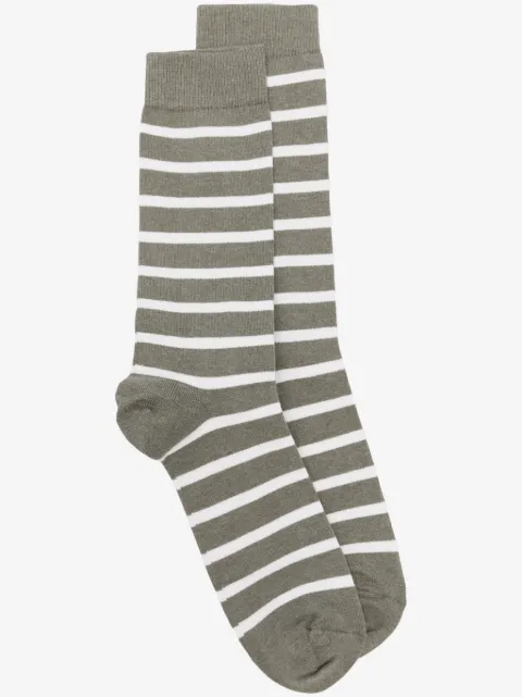 Sunspel calcetines con motivo de rayas