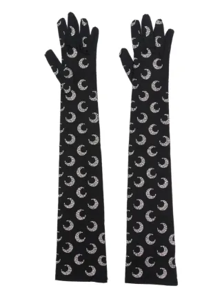 Marine Serre ラインストーン 手袋 | ブラック | FARFETCH JP