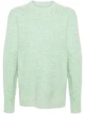 Jil Sander marl-knit wool blend jumper - Green