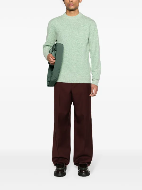 Jil Sander メランジニット セーター | グリーン | FARFETCH JP