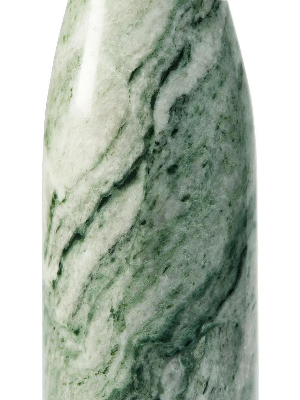 Polspotten Green Heritage Bottle Marble Candle Holder In Green