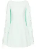 Huishan Zhang Kaley crepe mini dress - Green