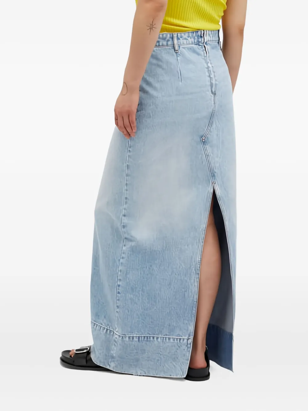  Sportmax Falda Larga Piave - Azul 