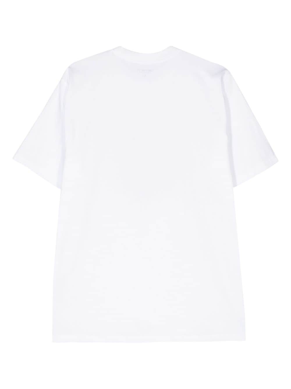 Carhartt WIP T-shirt van biologisch katoen Wit