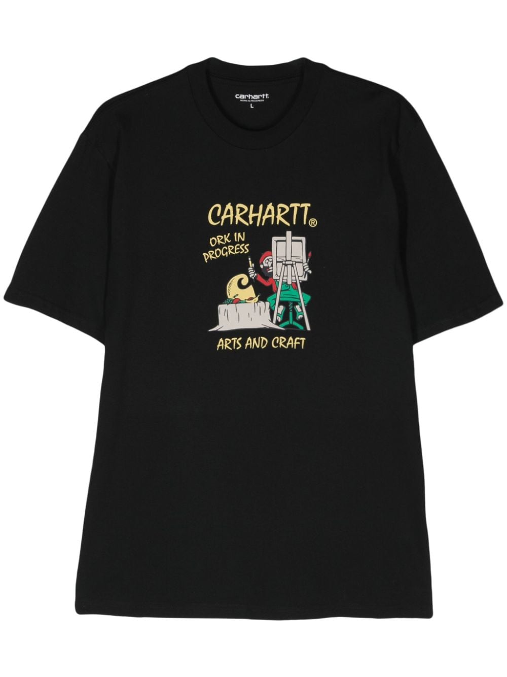 Carhartt Art Supply Organic Cotton T-shirt In Black