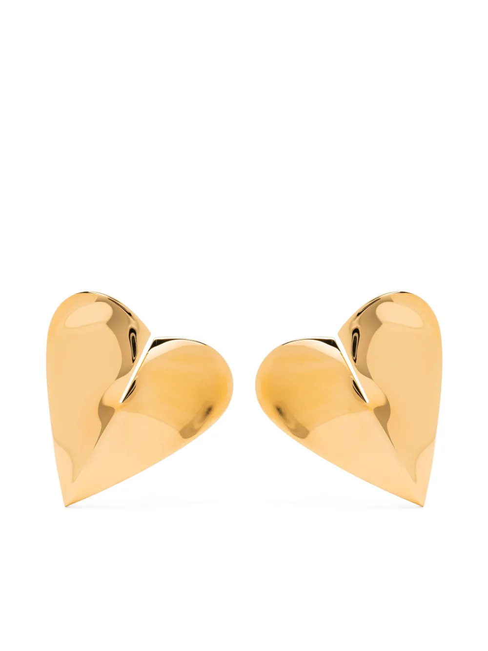 Alaïa heart-shape stud earrings | Gold | Image 1