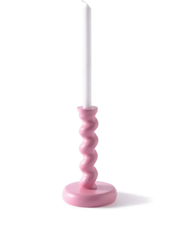 POLSPOTTEN Twister Kerzenhalter | Rosa
