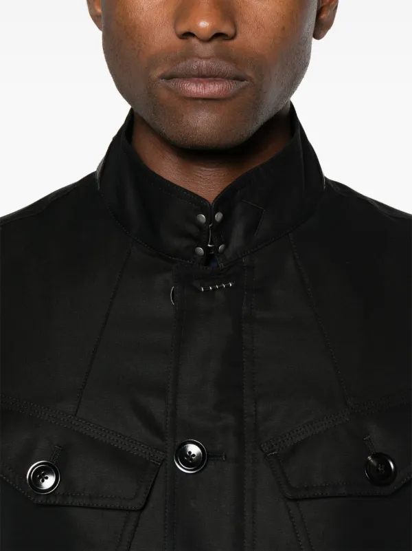 TOM FORD Compact Military Jacket | Black | FARFETCH