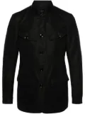 TOM FORD Compact military jacket - Black