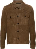 TOM FORD suede shirt jacket - Brown