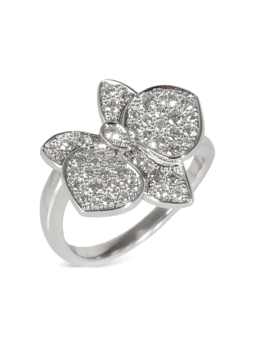Bague Caresse d'Orchidées en or blanc 18ct - Cartier - Modalova