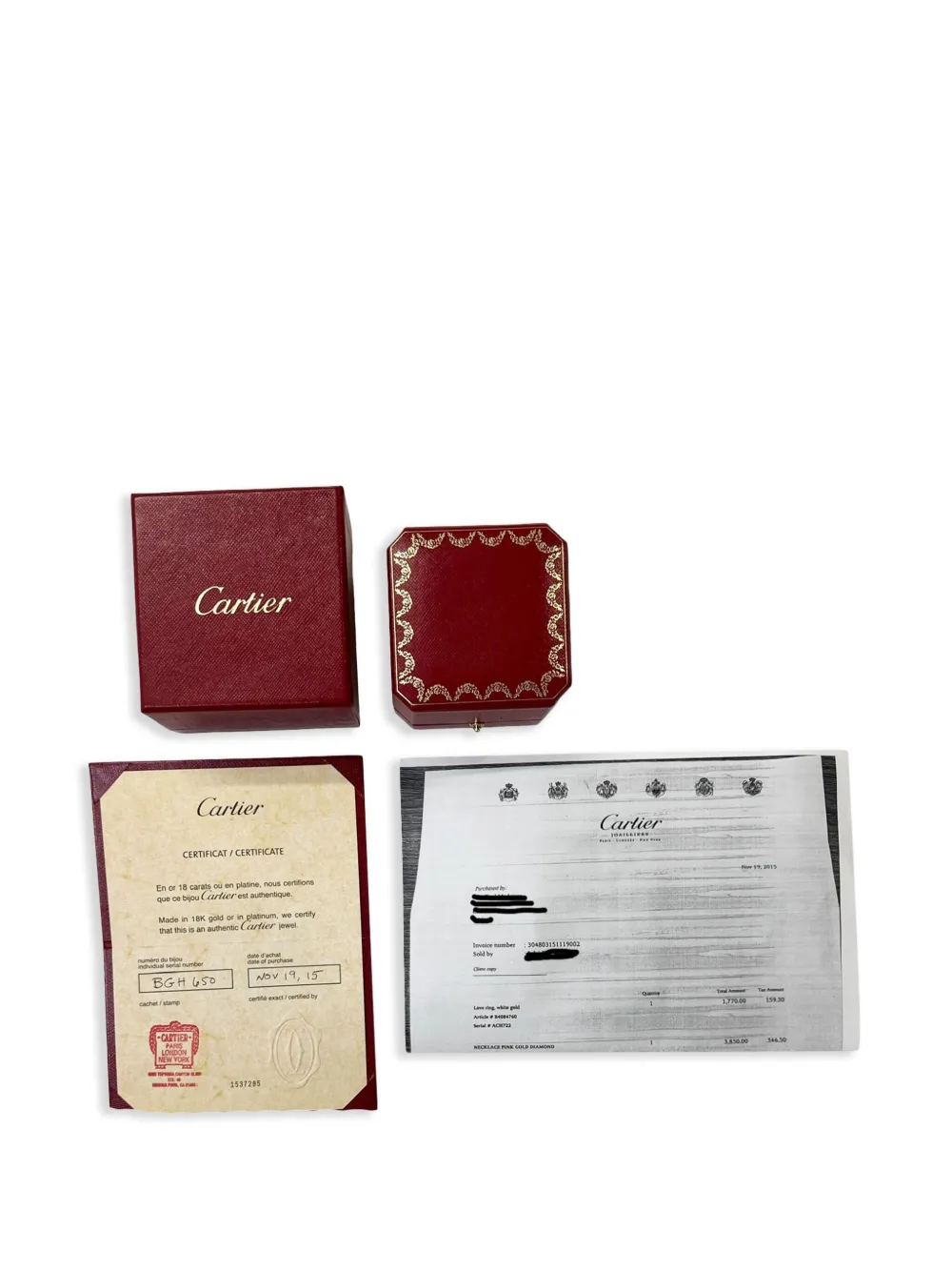 Pre-owned Cartier 18kt White Gold Caresse D'orchidées Diamond Ring In Silver