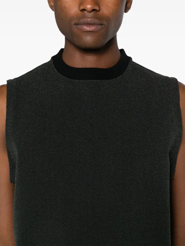 GR10K IBQ テクスチャード ベスト | ブラック | FARFETCH JP