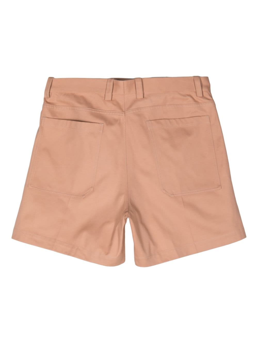 Shop Jil Sander Gabardine Wide-leg Shorts In Pink