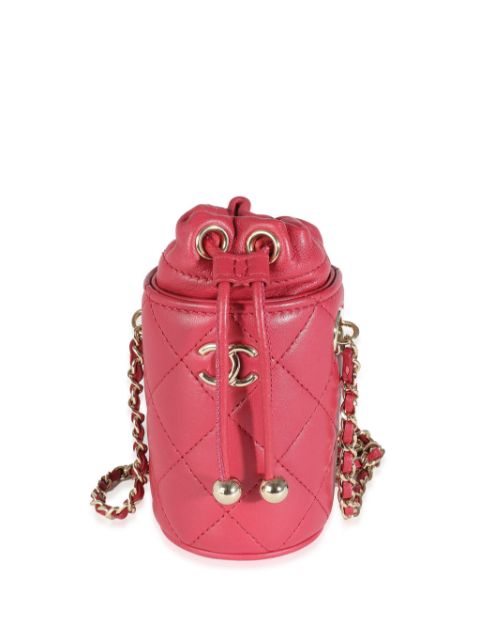 CHANEL 2021 Interlocking-CC bucket bag Women