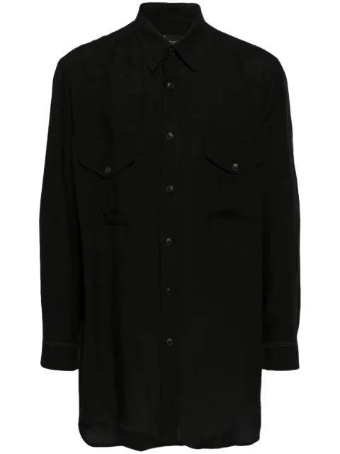 Y's long-sleeve flax shirt