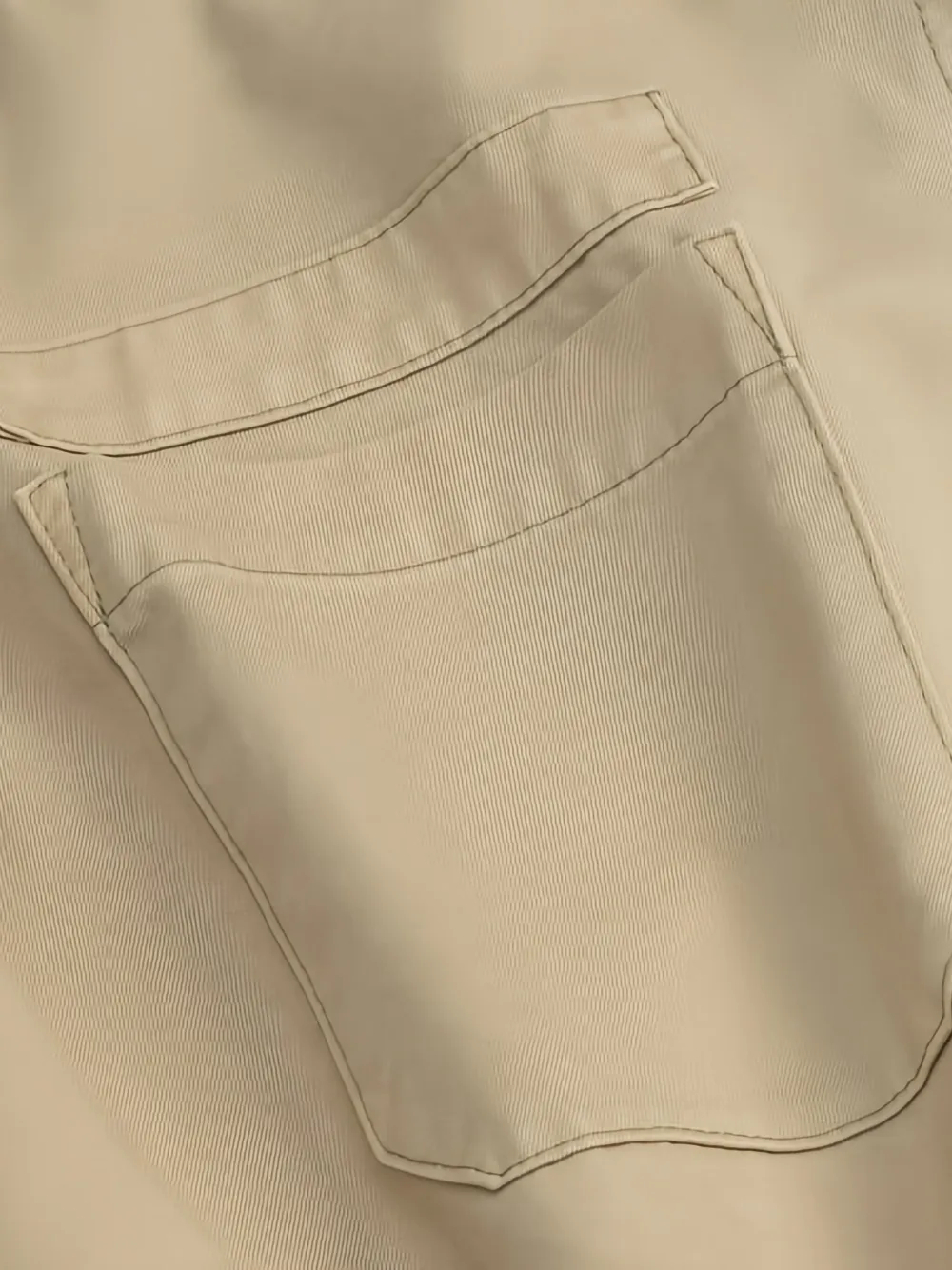 RHUDE Poloshirt met zakdetail Beige