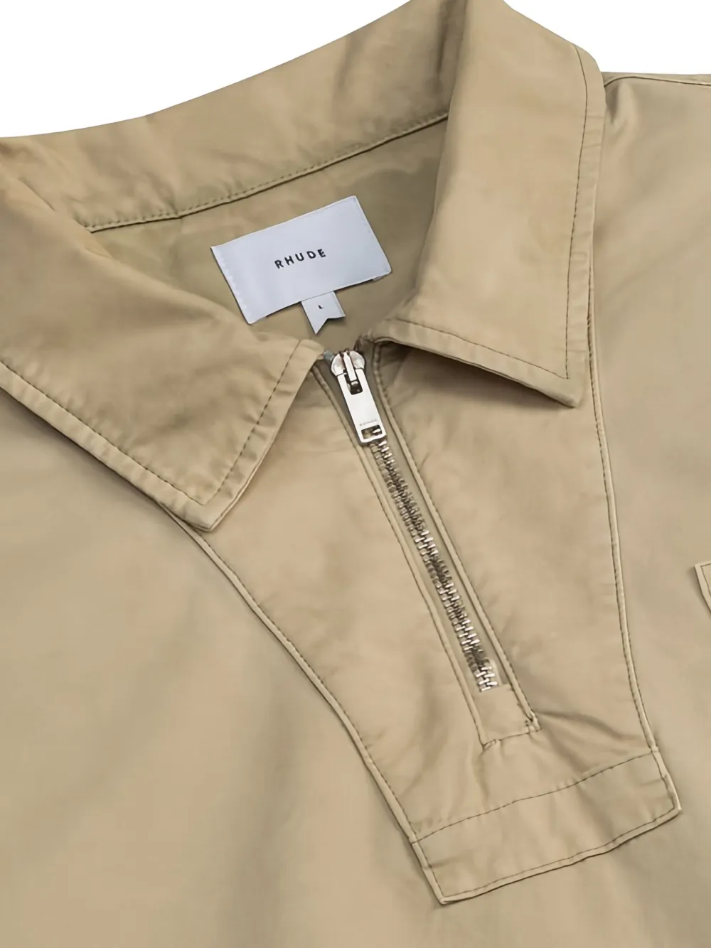 RHUDE Poloshirt met zakdetail Beige