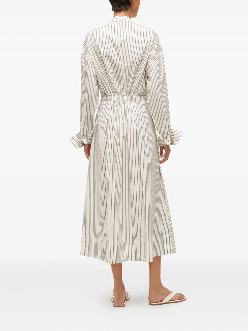 STAUD Lorenza jurk Beige