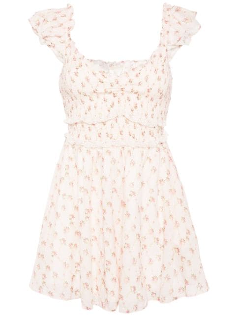 LoveShackFancy Sunshine floral-print cotton dress 