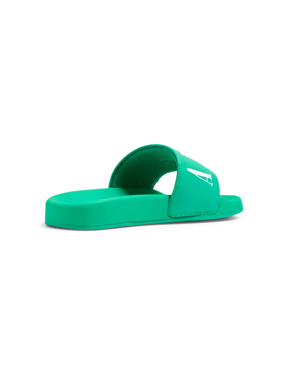 AMIRI Slippers met logoprint Groen