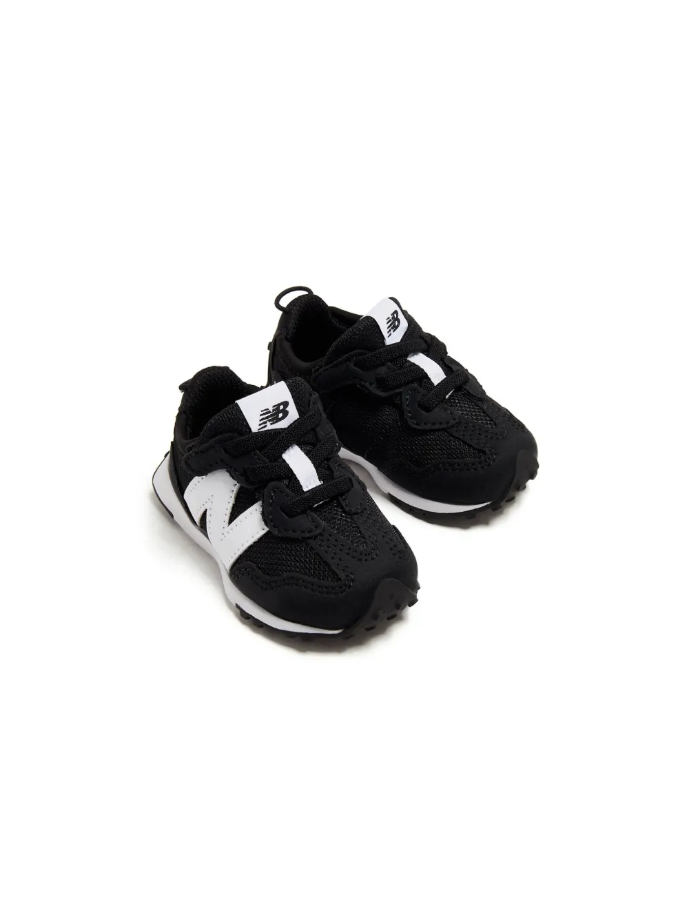 New Balance Kids 327 sneakers met suède vlak Zwart