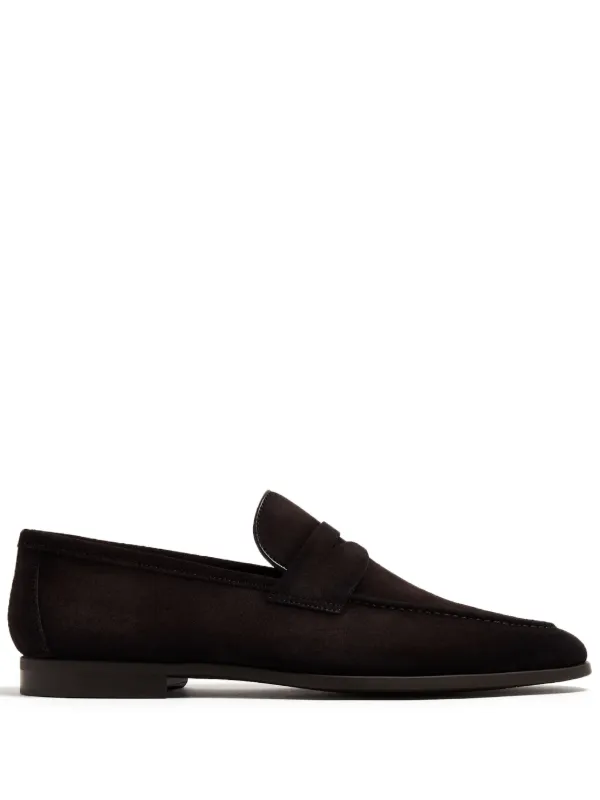 Magnanni Diezma スエード ペニーローファー | ブラウン | FARFETCH JP