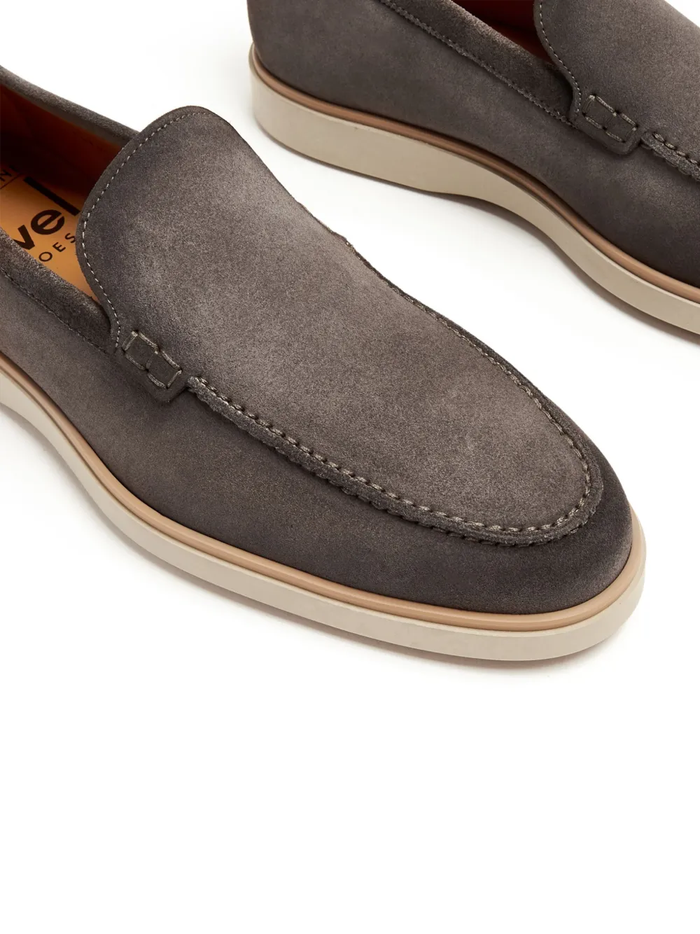 Shop Magnanni Lourenco Suede Loafers In Brown