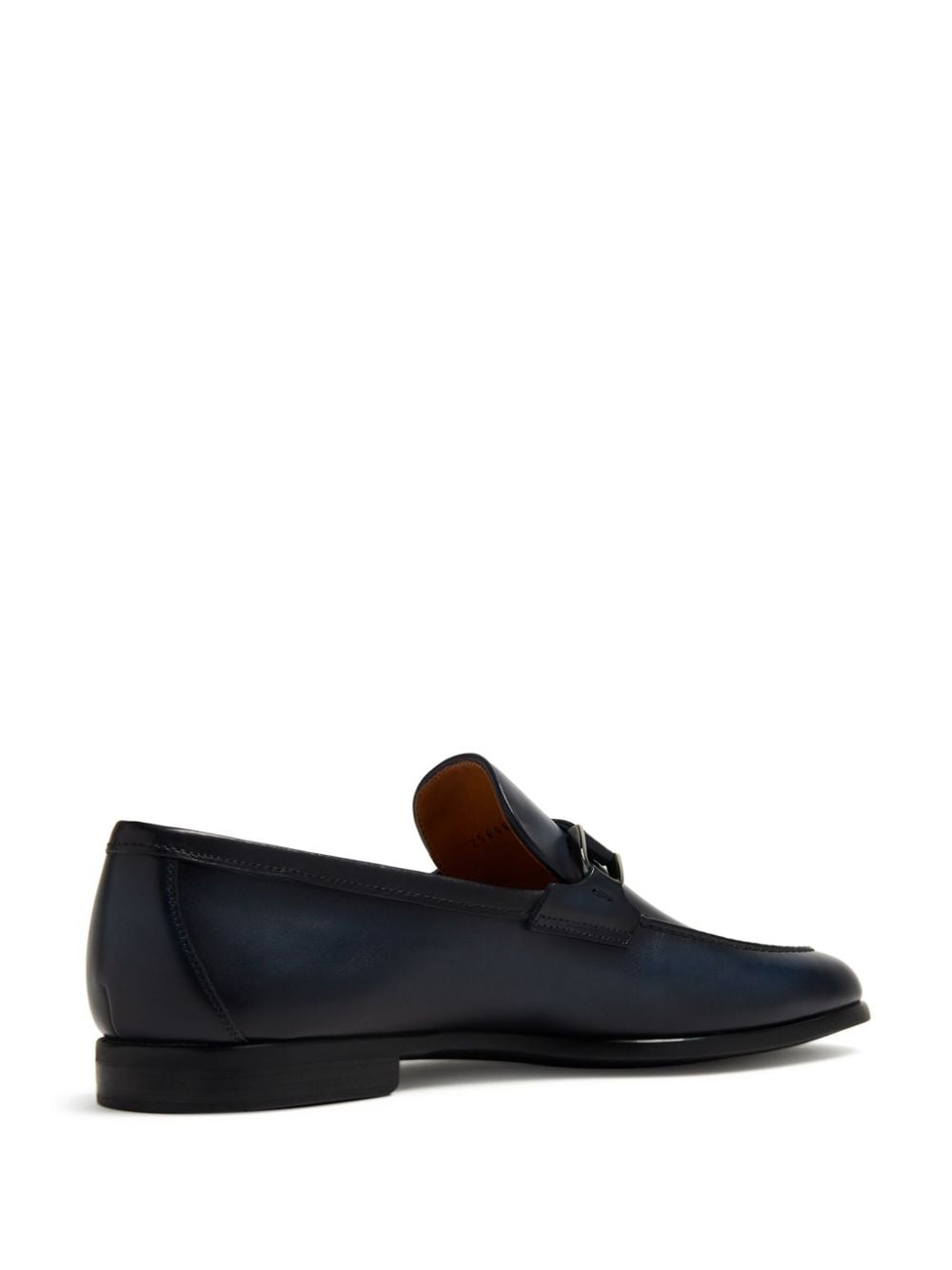 Shop Magnanni Dinos Leather Loafers In Blue