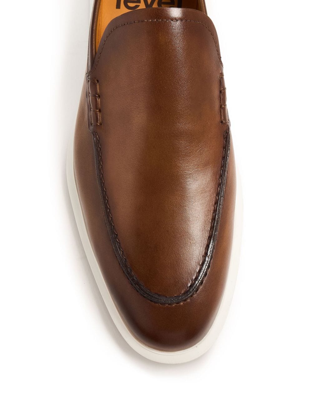 Shop Magnanni Orion Leather Loafers In Brown