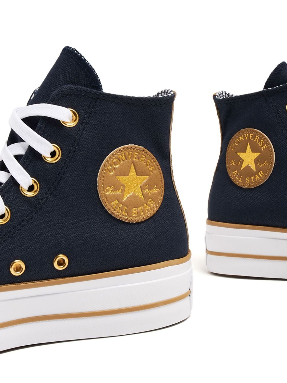 Shop Converse Chuck Taylor All Star Lift Sneakers In Blue