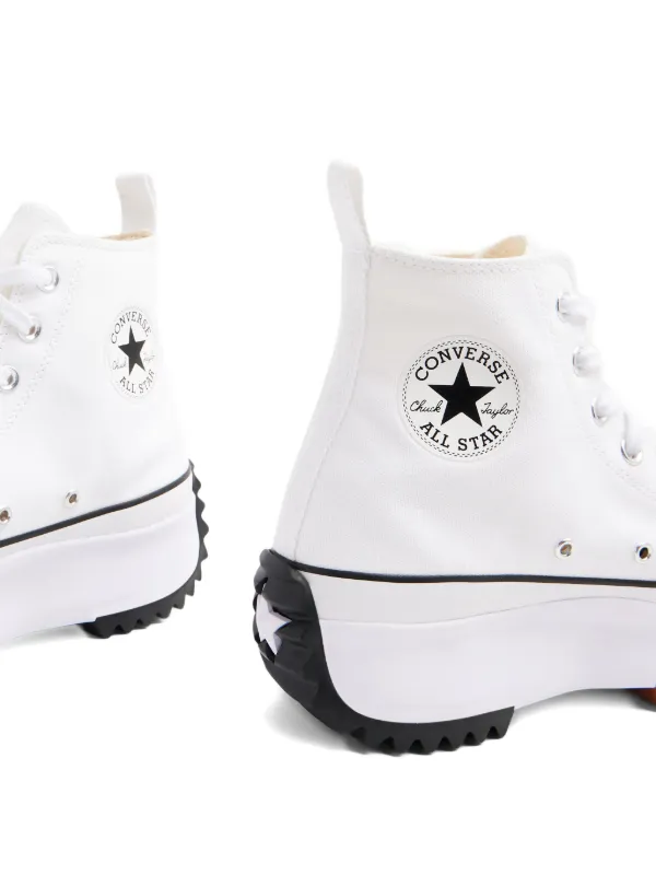 Converse Run Star Hike HI platform-sole high-top Sneakers White