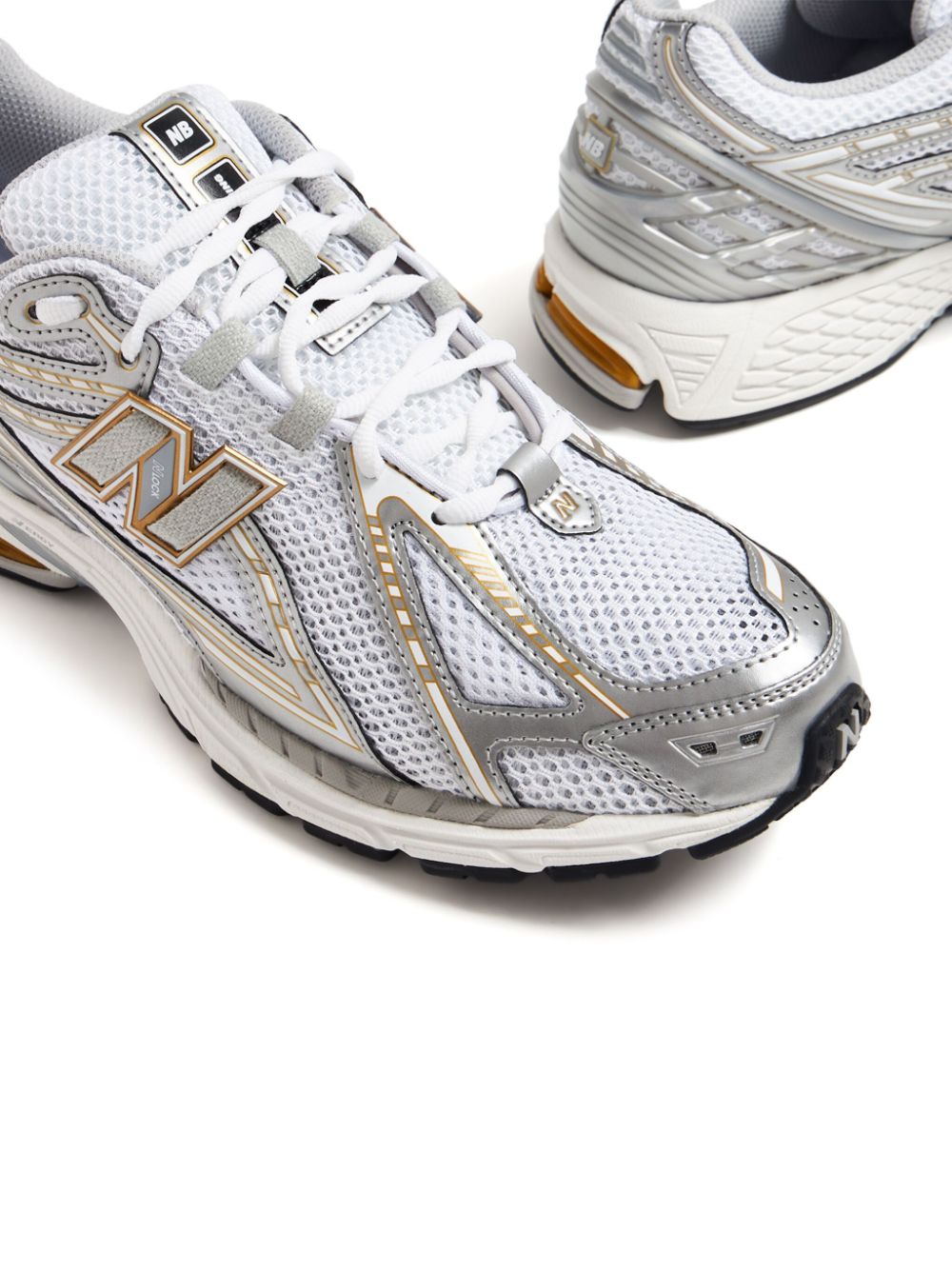 hype New Balance 1906 metallic-effect sneakers 