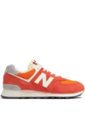 New Balance 574 colour-block suede sneakers - Orange