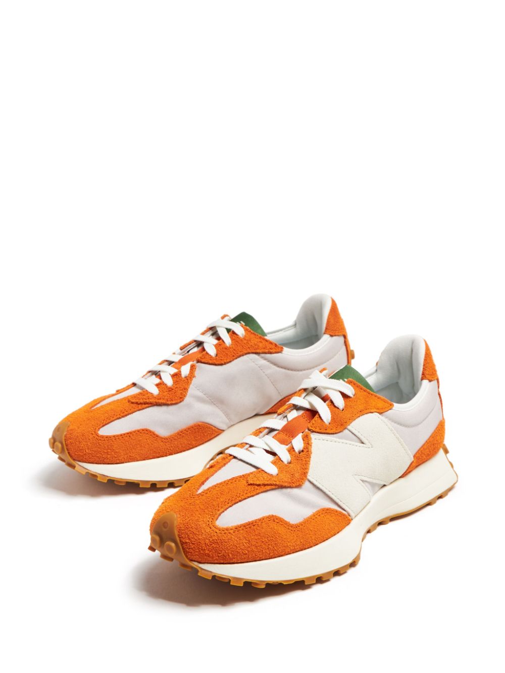 Shop New Balance Xc72 Panelled Suede Sneakers In Orange