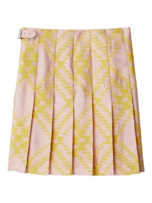 スカート BURBERRY PINK AND YELLOW COTTON SKIRT Burberry PINK AND YELLOW COTTON SKIRT | palazzobelli