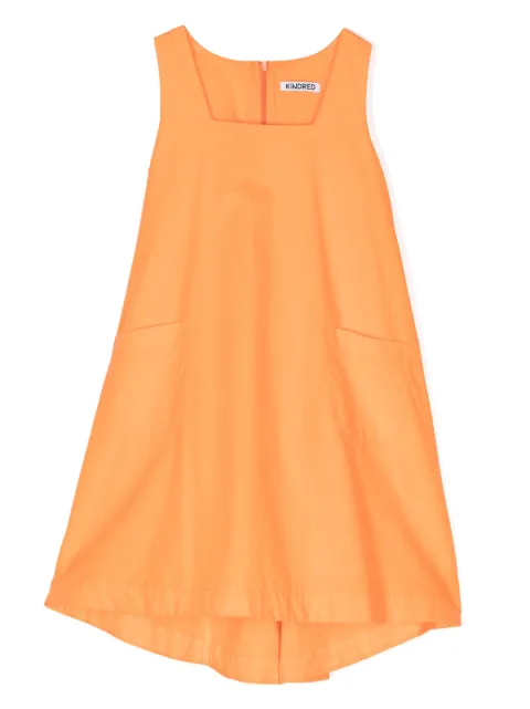KINDRED vestido con cuello cuadrado