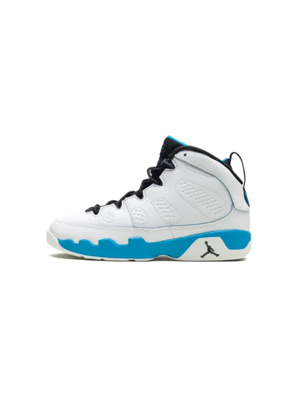 Jordan 9 Retro Powder Blue Summit White Black Dark Powder Blue