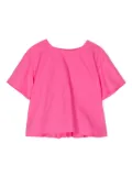 KINDRED ruched organic-cotton T-shirt - Pink