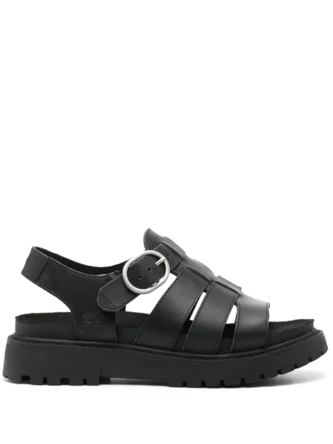 Timberland sandalias con logo en relieve