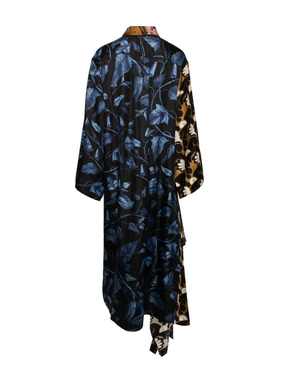 Shop Biyan Abstract Pattern Midi-dress In Blue