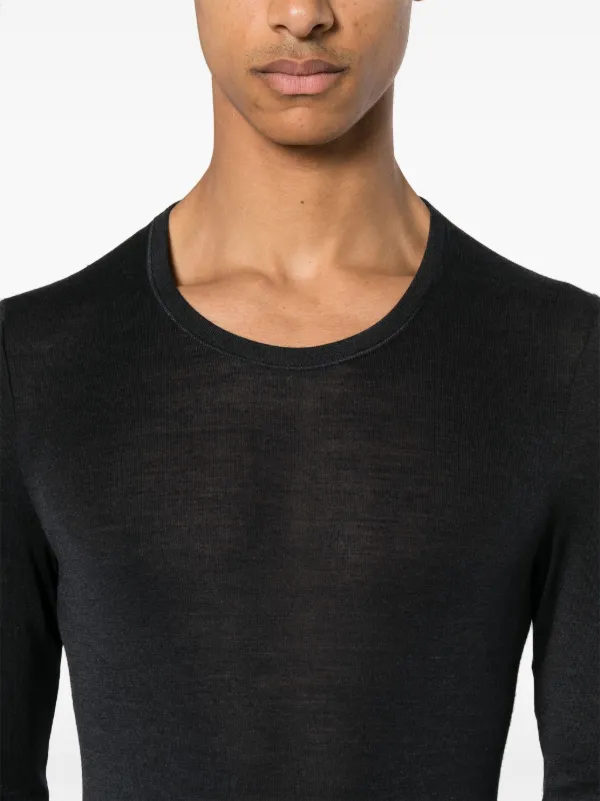 HANRO☆テッサ ロングスリーブ Tシャツ グレー Hanro ロングTシャツ | グレー | FARFETCH JP