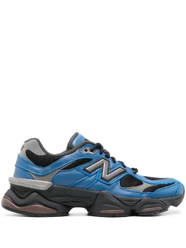 New Balance 9060 Leather Sneakers Blue FARFETCH IE