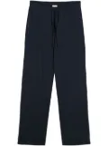 Hanro wide-leg organic cotton pants - Blue