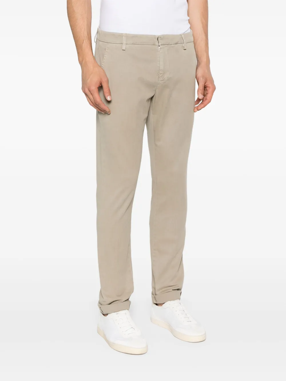  Dondup Spiritissimo Mid-rise Slim-fit Chinos - Neutrals 